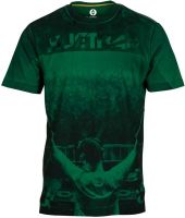 Huetrap Graphic Print Men's Round Neck Grey T-Shirt