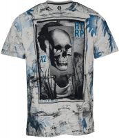 Huetrap Graphic Print Men's Round Neck Grey T-Shirt