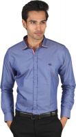 LSD Casuals Men's Solid Casual Blue Shirt