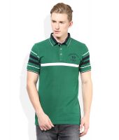 Lee Green Polo Neck T Shirt