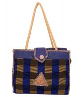 Maheshwari Printpack Blue Shoulder Bag