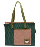 Maheshwari Printpack Green Shoulder Bag