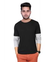 Martech Black Round Neck Full Sleeve