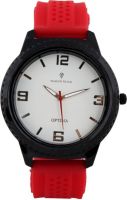 Optima FT-ANL-2481-WH Fashion Track Analog Watch - For Men