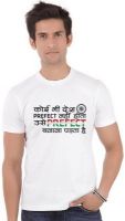 ShopMantra Graphic Print Men's Round Neck White T-Shirt