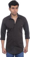 Studio Nexx Men's Solid Casual Brown Shirt