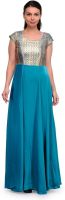 Tops and Tunics Women's Maxi Blue Dress