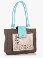 3 Mad Chicks Brown Handbag