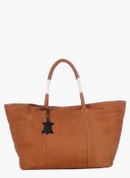 Alessio69 Tan Leather Shoppersbag