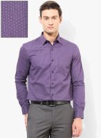 Arrow Purple Slim Fit Formal Shirt