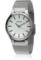 Aspen Am0052 Silver Analog Watch