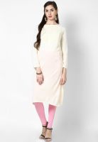 Aurelia Cream Solid Kurtas