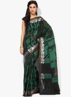 Bunkar Black Embellished Saree