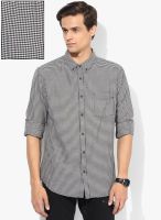 Burton Black Checked Casual Shirt