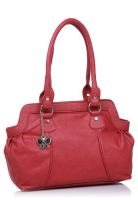 Butterflies Red Handbag