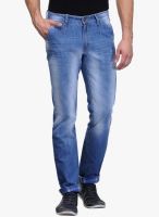 Canary London Blue Mid Rise Narrow Fit Jeans
