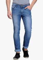 Canary London Blue Mid Rise Regular Fit Jeans