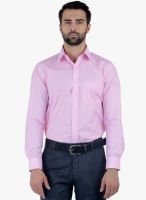 Cobb Pink Solid Slim Fit Formal Shirt