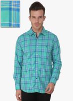 Crimsoune Club Aqua Blue Casual Shirt