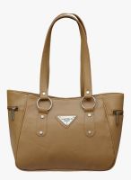 FOSTELO Beige Polyurethane (Pu) Handbag