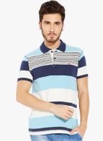 Globus Blue Striped Polo T-Shirt