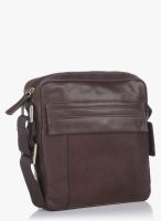 Hidesign Beatty 02 Brown Leather Crossbody Bag