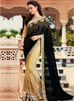 Hypnotex Black Embroidered Saree