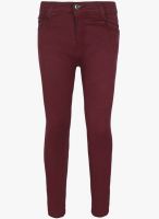 Jazzup Maroon Jeans