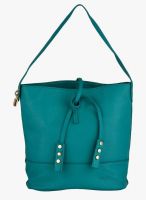 Kazo Turquoise Polyurethane (Pu) Hand Bag