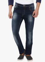 LIVE IN Blue Mid Rise Slim Fit Jeans