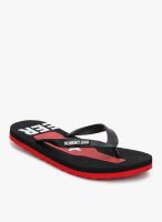 Numero Uno Black Flip Flops