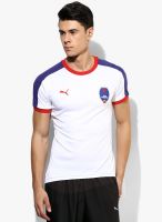 Puma Isl Ddfc White Football Sports Jersey