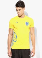 Puma Isl Kbfc Yellow Solid Sports Jersey