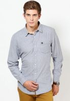 Timberland Blue Striped Casual Shirt