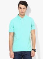 Tom Tailor Green Solid Polo T-Shirt