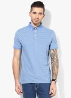 Tom Tailor Blue Printed Polo T-Shirt
