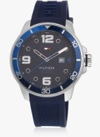 Tommy Hilfiger Th1791156j Blue/Silver Analog Watch
