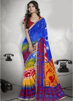 Triveni Sarees Multicoloured Colored Printed Saree