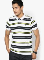 United Colors of Benetton Multicoloured Colored Striped Polo T-Shirts