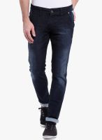 Vintage Blue Mid Rise Slim Fit Jeans