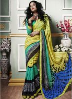 Viva N Diva Multicoloured Colored Printed Saree