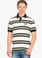 Wilkins & Tuscany Multicoloured Striped Polo T-Shirts