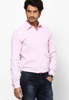 Wills Lifestyle Pink Formal Shirt