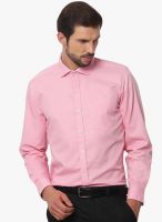 Yepme Pink Solid Slim Fit Formal Shirt