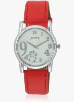 Adine Ad-1233 Red-Slver Red/Silver Analog Watch