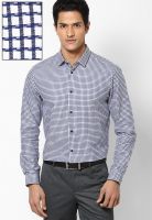 Arrow New York Blue Slim Fit Formal Shirt