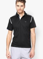 Berge Black Solid Polo T-Shirts