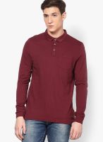 Burton Maroon Polo T-Shirt