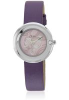 Olvin 1669 Sl02 Purple/Purple Analog Watch