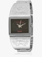 Oxbow 4502404 Silver/Black Analog Watch